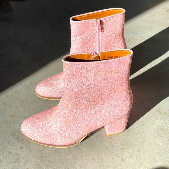 Hey Girl by Corkys pink glitter boots size 8 - never worn! - Picture 5 of 17